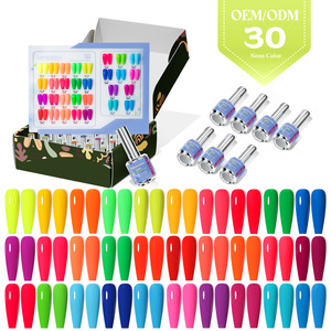 ขายส่งชุดยาทาเล็บเจลมาการอง 30 สี คุณภาพสูง ขนาด 15 มล. ยาทาเล็บเจลแบบถาวร  ยูวีเจลขัดเงา เครื่องสำอาง - Product Image 1