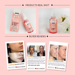 Nuevo suero para el cuidado de la piel Facial 4 en 1 suero facial antiedad blanqueador con 30% vitamina C 5% niacinamida 10% suero de vitamina E - Product Image 2