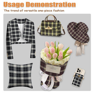 عينة مجانية-قماش تويت أنيق منسوج من الصوف-مناسب لشرائط القبعات-يتوفر الشحن الفوري - Product Image 4