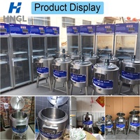 Pasteurizador de Acero Inoxidable de Grado Alimenticio para Esterilización de Leche Fresca, Jugo, Huevo y Líquidos