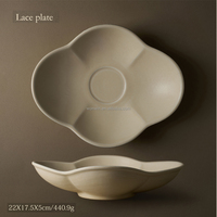 Assiette en Porcelaine Fine Personnalisée pour Mariage et Hôtellerie, Grande Assiette Ronde Creuse Double Face en Céramique Blanche
