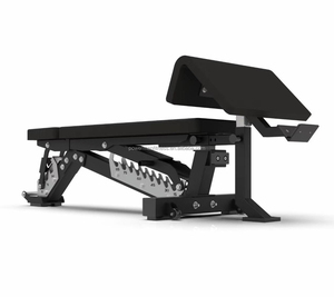 Banc de musculation réglable 2026 multi-angles (plat, incliné, décliné) avec accessoires Butterfly et Preacher Curl pour la maison - Product Image 3