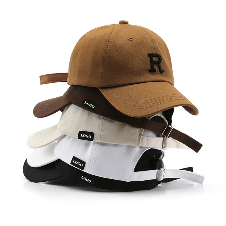 Concevez votre propre casquette de baseball vierge à 6 panneaux personnalisée, casquette de papa avec logo brodé pour hommes, casquette de sport vintage, casquette de baseball