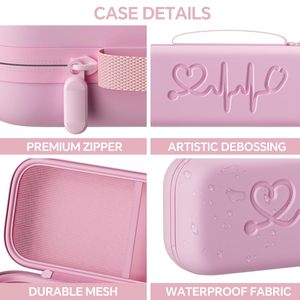 HT Stethoscope Case for 3M Littmann Classic III, Cardiology IV, MDF, EKO - Nurse Gifts for Women, Nursing Student Gifts, Pink - Product Image 4