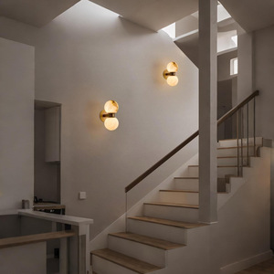 YearsTime French Marble <b>Wall</b> Lamp Led E27 <b>Switch</b> Control Bedroom Guesthouse Staircase <b>Lighting</b> - Product Image 3