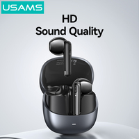 USAMS E03 Headphone Nirkabel Murah Sport Earphone Grosir Berkualitas Tinggi Buds2 Pro Earphone Suara Sempurna TWS Earbuds Headset