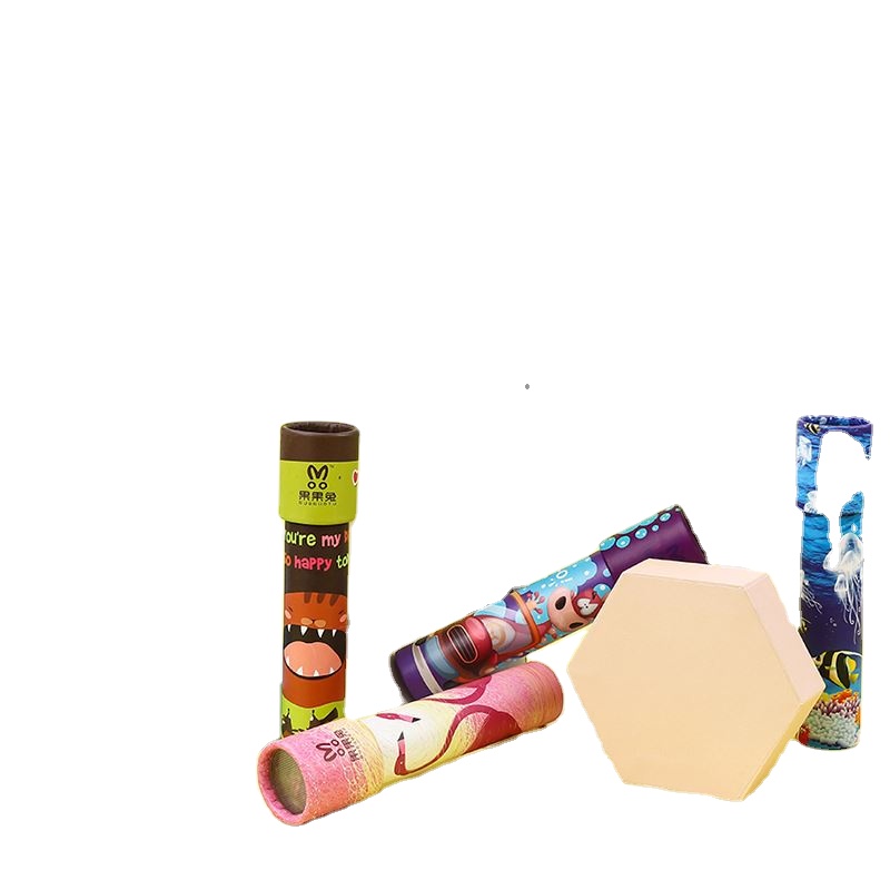 HT детская волшебная игрушка пчелиный глаз с многопризматическим эффектом, мини-Деревянный калейдоскоп