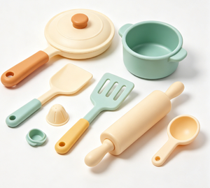 Accessori per Pentole e Ciotole in Plastica per Bambini, Giocattoli per Giochi di Ruolo, Stampati a Iniezione, in PP Sicuro per Alimenti - Product Image 5