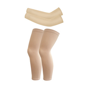 Summer Breathable Sun Protection <b>Arm</b> And Leg Sleeves For Kids Outdoor Cycling Unisex Anti Uv Quick Dry Sweat Wicking Ice Silk - Product Image 4