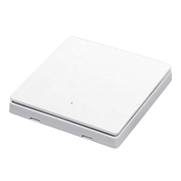 Interrupteur de Scène Intelligent Sans Fil Tuya Zigbee Alimenté par Batterie pour la Domotique avec 4 Boutons Poussoirs