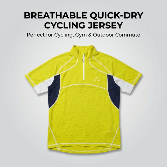 Summer Cool Breathable Casual Sports Fitness T-shirt Knitted Blank Design Stand Collar Short Sleeved Regular Fit Quick Dry