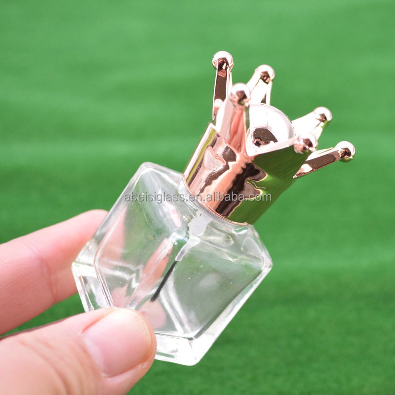 クリアガラスネイルポリッシュボトル 10ml・15ml スクエア型空瓶