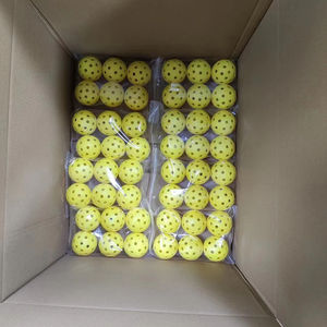 ТПЭ материал экологически чистый набор для пиклбола Полиэстеровая сумка для переноски с индивидуальным логотипом прочный ПЭ шарики для пикника с 26 отверстиями 40 отверстиями для помещений на открытом воздухе - Product Image 1