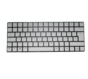 Grosir Keyboard Laptop untuk RAZER Blade 12920525-00 German 911100164540 GR Jerman Putih dengan Backlit