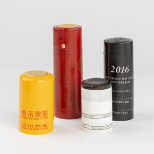 Chuanyu Packaging <b>Wine</b> Bottle Caps PVC Heat Shrink With Logo Printing Pilfer Proof For Beverages 0.07mm Thickness - Product Image 2
