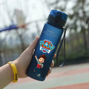 แก้วน้ำพลาสติกขนาด 560 มล. ลายสติทช์ อนิเมะ เกมส์ พิมพ์ลายแบบด้าน แก้วน้ำแบบมีฝาปิด ของขวัญ สีดำ น้ำเงิน เขียว แดง ขวดน้ำความจุขนาดใหญ่ - Product Image 3