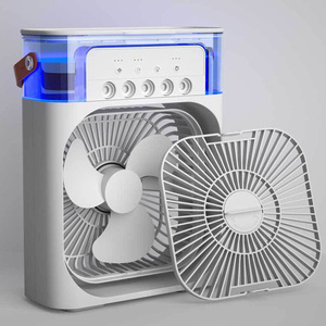 Mini Ventilador Portátil 3 en 1 de Plástico con Hielo, Humidificador Multifuncional de Aire Frío para Verano, Enfriador de Aire por Agua - Product Image 6