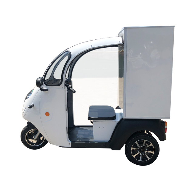 New 3-Wheel Electric Open Body 72V Cargo Tricycle for Fast Food Delivery