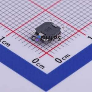 TS-1076S-A6B3 Tactile Switch SMD-4P,5.2x5.2mm Switch Single Pole Single Throw Round Button 2.5N 5.2mm - Product Image 2