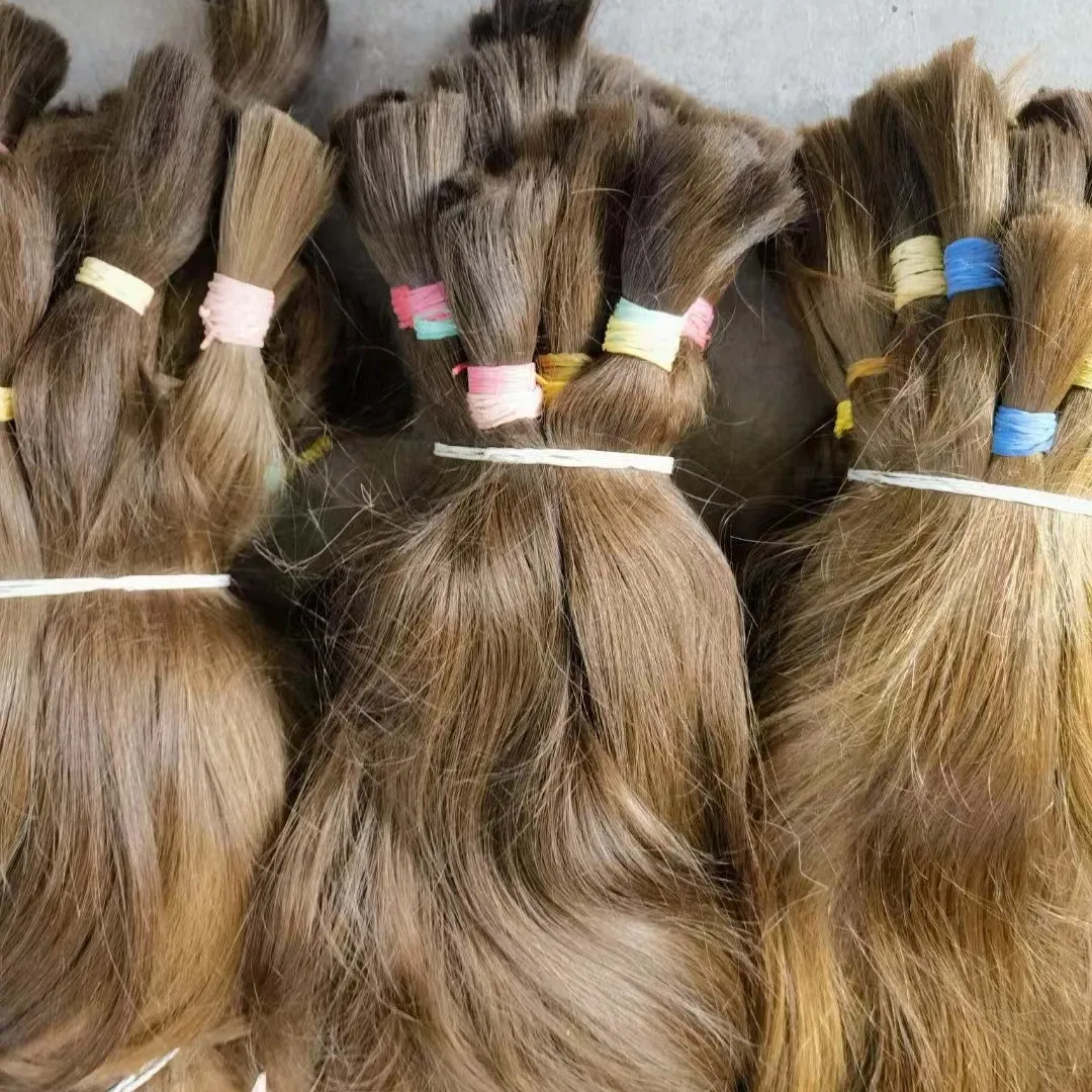 100% Russia hair bulk per te per realizzare prodotti per capelli