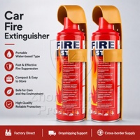 Extincteur mousse anti-feu mini en gros 500-1000ml, outil portable d'extinction d'incendie pour voiture avec support pour véhicule, maison, cuisine