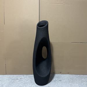 Fabrieks prijs lichtgewicht matte hoge vezel grote Europese design handgesneden klassieke milieuvriendelijke buiten bloempotten plantenbakken - Product Image 5