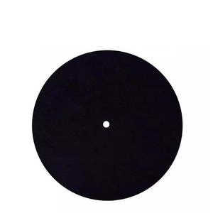 Alfombrilla de fieltro de lana de alta densidad personalizada de fábrica para tocadiscos de vinilo de 12 pulgadas, alfombrilla para DJ, protección antiestática - Product Image 1