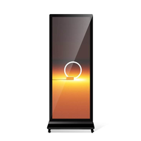Máquina de Publicidad Táctil Capacitiva CH de 43 Pulgadas, Monitor Vertical, Señalización Digital Plana, Tótem con Pantalla Táctil para Uso en Centros Comerciales