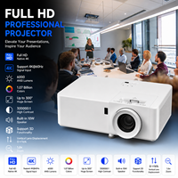 Projecteur laser sans fil 4K WiFi Android TV Smart DLP Home Cinéma Simulateur de golf Projection de films en extérieur 3D