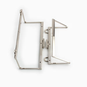 מתכת יוקרה מסגרות ארנק קשיח מלבן מסגרת אבזם ארנק מטבעות בעבודת יד צינור ארנק אלומיניום מסגרת מצמד DIY ידית תיק - Product Image 3