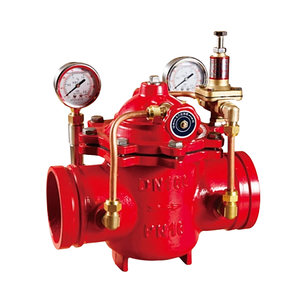 Полный комплект, синий красный, PN10, PN16, фланцевый клапан давления 2 "-6", редукционный клапан из ковкого чугуна - Product Image 4