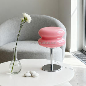 Sevimli Cam Masa Lambası Yatak Odası Başucu Dekoratif Aydınlatma Oturma Odası Otel Atmosferi Yaratıcı Gece Kullanımı - Product Image 5