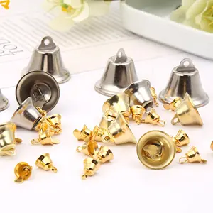 Glocke Gold Silber China Factory Supply Antike Messing Jingle Bell mit rotem Seil Türklingel für Home Decoration