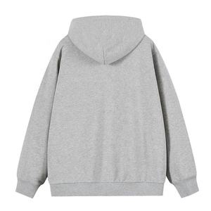 ผู้ผลิตขายส่งบุรุษว่างเปล่าแบบกําหนดเองเต็มซิปขึ้นเสื้อกันหนาวหมวก - Product Image 2