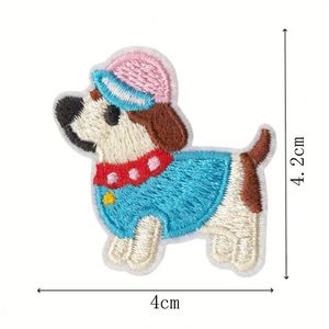 Nuevo Parche Bordado Termoadhesivo de PVC Ecológico con Diseño de Perro Adorable y Colorido para Decoración de Sombreros, Bolsos y Ropa - Product Image 2