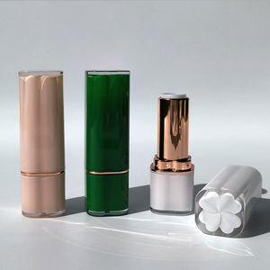 KH102 tabung lipstik LOGO kustom pabrik kualitas tinggi wadah kemasan kosmetik plastik kosong tempat lipstik - Product Image 2