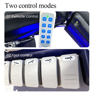 Manufacturer Professional Luxury Beauty Salon Beauty Bed 4 Motor Electric Massage Cosmetic Bed Eye Lash Facial Bed With <b>Lamp</b> - Product Image 5
