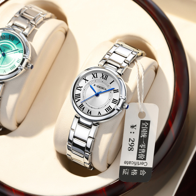New Ladies' Elegant Minimalist Alloy Strap Watch Stylish Vintage Roman Numerals with Luxury Watch