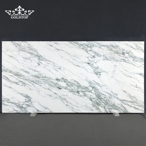 Goldtop 7021 Arabescato Verde PD, Piedra Artificial Blanca con Impresión de Cuarzo, Diseño Moderno de Lujo, Gran Losa Pulida para Encimeras de Hotel - Product Image 5