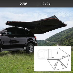 Toldo lateral para coche Independiente de 270 grados, tienda de montaje en techo ABS, toldo para acampar al aire libre, ventilador independiente - Product Image 5