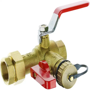Green Valves <span class=keywords><strong>Hydro</strong></span> Master 3/4 pulgadas Ips Isolator Kit de válvula de servicio de calentador de agua sin tanque con válvula de alivio de presión, latón limpio - Product Image 4