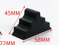 Protection d'angle en plastique PE moderne et durable pour double vitrage, installation par vis, insonorisante, à bord rainuré, vente en gros sur mesure