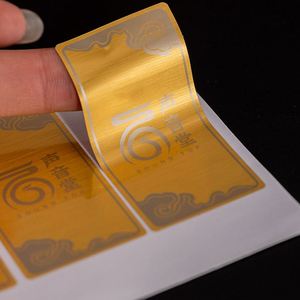 Etiquetas Adhesivas de PVC Impermeables al por Mayor, Impresión de Logotipo de Marca Personalizado, Etiquetas de Vinilo, Etiquetas de Papel - Product Image 1