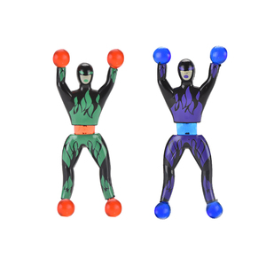 Giocattolo Divertente in Plastica per Bambini, Ragno Elastico Stampato che Si Arrampica sul Muro, Gioco Adesivo per Bambini - Product Image 1