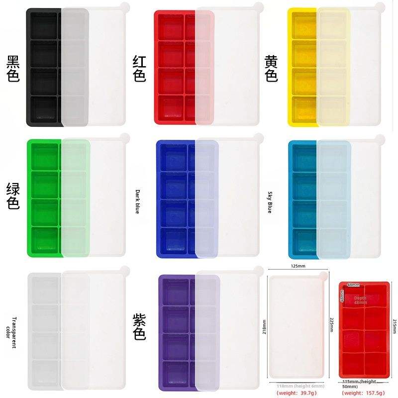 21,5*11,5*5 cm Silicona 8/cuadrado