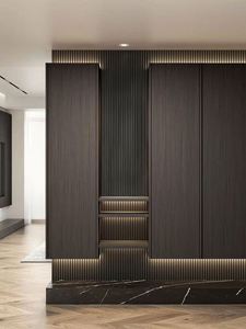 ตู้รองเท้าทางเข้า3D การแสดงผลสูงและต่ำแบบกำหนดเองพื้นที่หรูหราและทันสมัย - Product Image 5