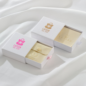 Tùy Chỉnh Đồ Trang Sức Bông Tai Vòng Đeo Tay Trượt Hộp Đồ Trang Sức Quà Tặng Bao Bì Ngăn Kéo Trượt Hộp Giấy Với Pouch - Product Image 5