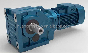 Moteur à engrenages hélicoïdaux à angle droit KA187 |   Couple élevé pour l'entraînement de déplacement des ponts roulants - Product Image 4