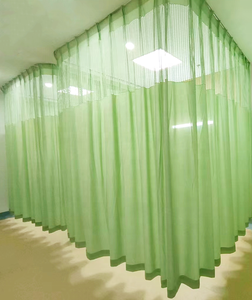 Customized Hospital Clinic Beauty Salon Medical Privacy <strong>Partition</strong> Curtain Multiple Colors Optional Vertical Fold <strong>Partition</strong> Blind - Product Image 3