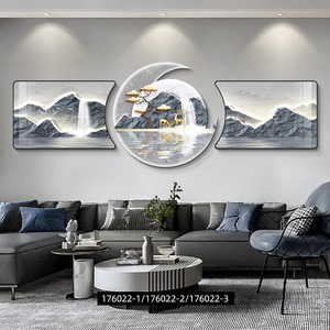 Dipinti in Vetro e Porcellana Astratti di Lusso <span class=keywords><strong>Moderni</strong></span> per <span class=keywords><strong>Soggiorno</strong></span>, Decorazioni Murali per Hotel e Casa - Product Image 4